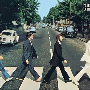 The Beatles Abbey Road Album Cover Poster Aprox Size 24x36 Inches